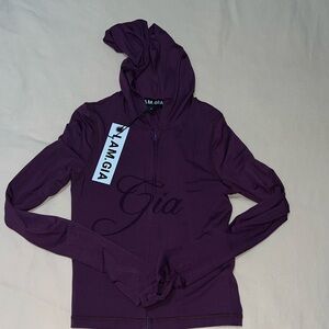 IAMGIA Plum Zip-Up Hoodie and Track pants 2-piece set- Authentic